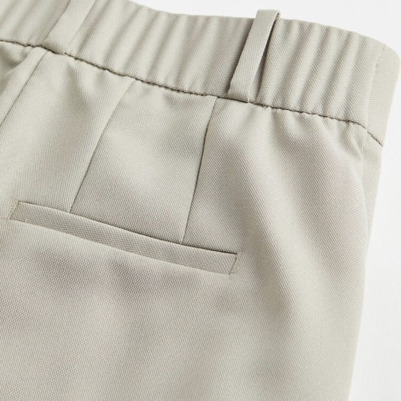 H&M High Rise Pleated Ankle Taper Chinos Loose Fit - Picture 12 of 12